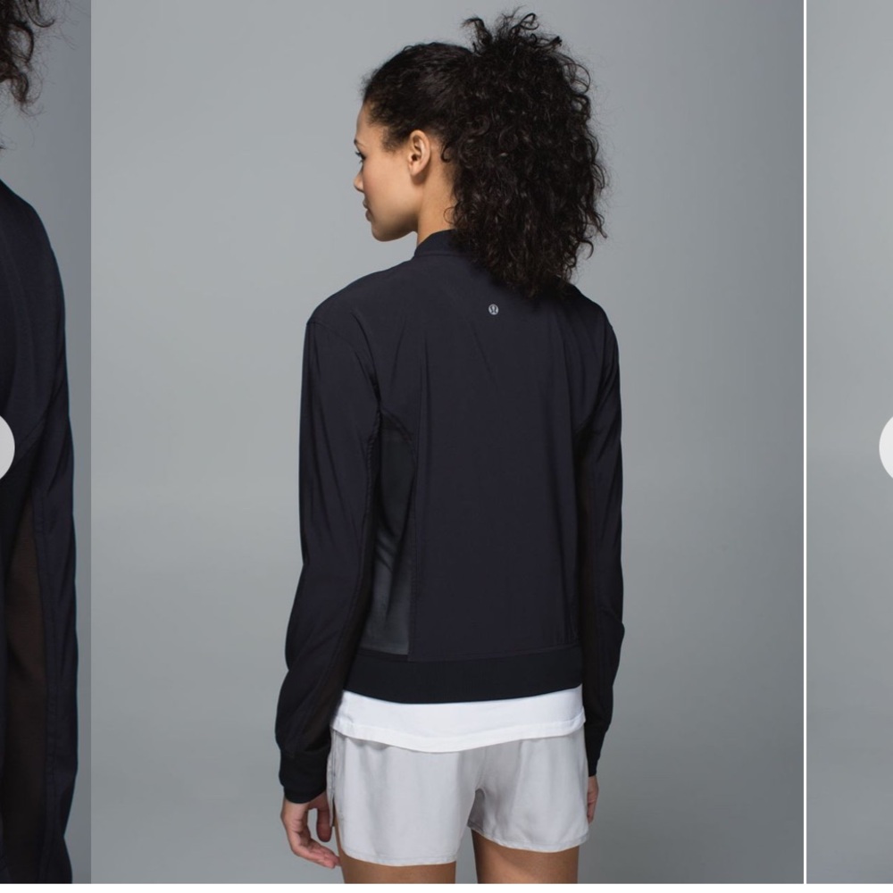 Lululemon Noir Jacket in black - size 4